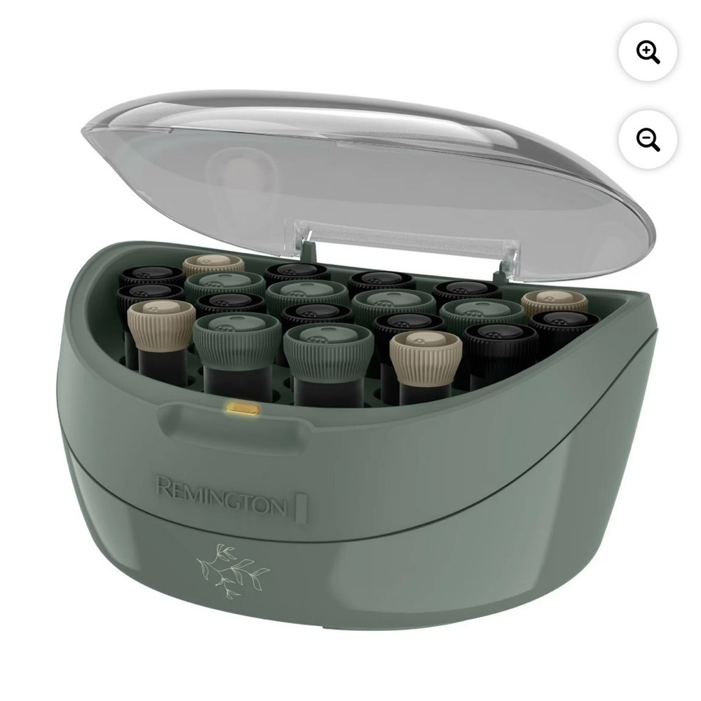 Remington Hair Roller Set - Sage Green with Cream Caps